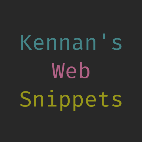 Kennan's Web Snippets